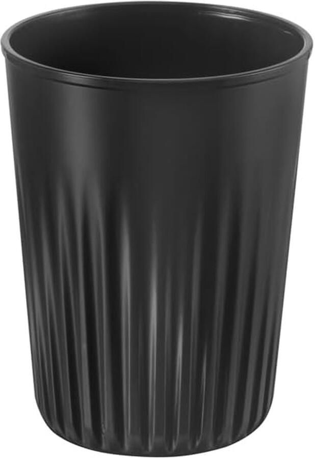 Herbruikbare Beker To Go Cup Duurzaam Drinken Stapelbaar Ontwerp 300 ml Zwart