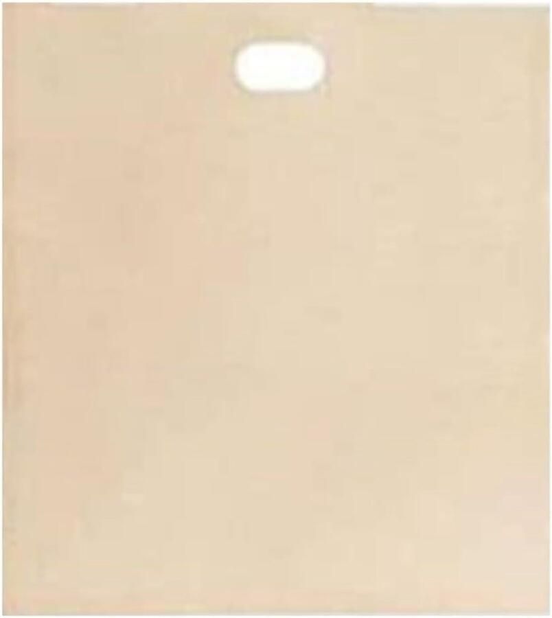 Herbruikbare Broodrooster Zakken Sandwich Pouches Bak Pouch Voedsel Opwarmen Nonstick Coating Glasvezel 10 Stuks Beige