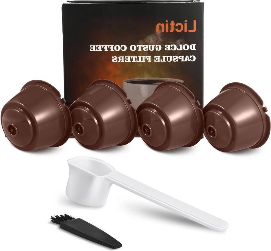 Herbruikbare Capsule Filters voor Koffie 3 Stuks Compatibel met Nescafe Dolce Gusto Machines zoals Mini Me Piccolo en Genio Duurzaam en Milieuvriendelijk