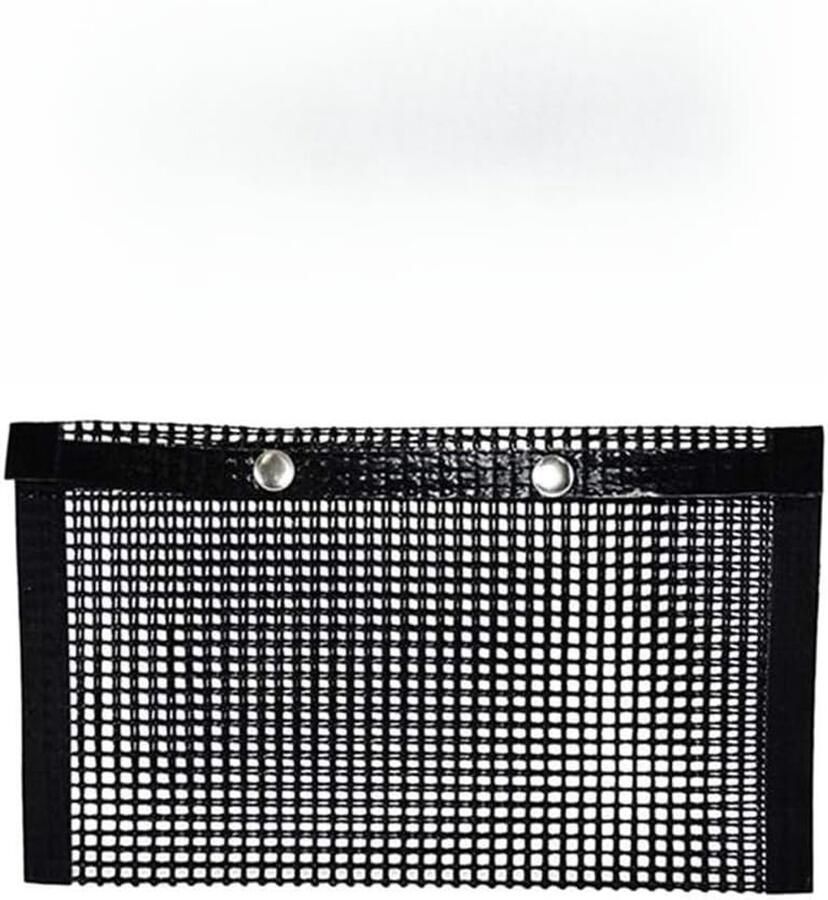 Herbruikbare Grillzak Oliebestendige Zak Barbecueën en Bakken Hittebestendig Glasvezel 27 x 22 cm Zwart
