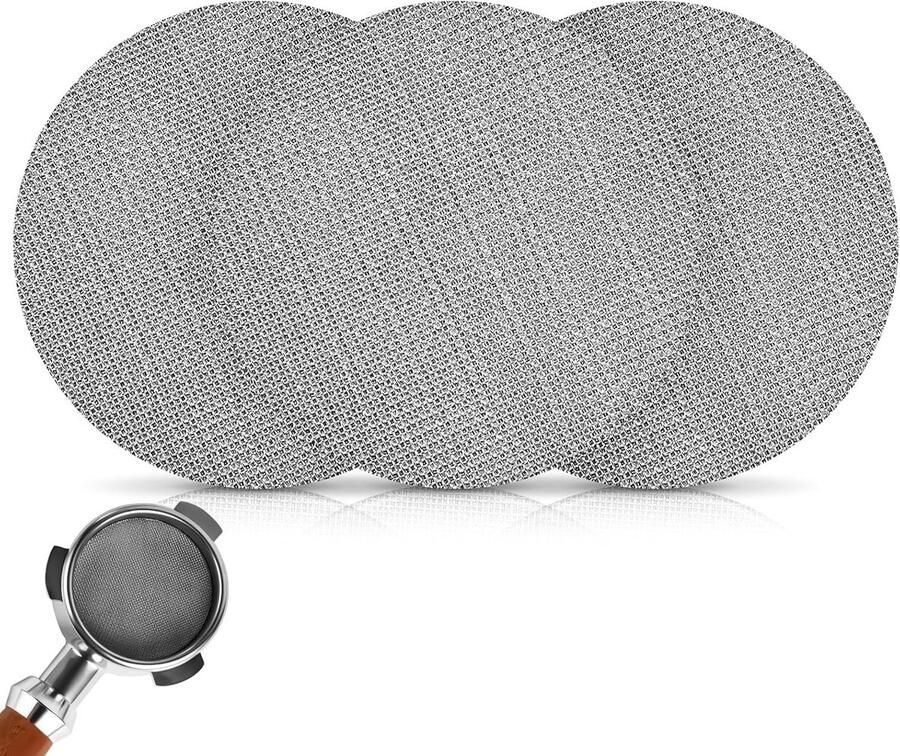 Herbruikbare Koffie Puck Filter Puck Screen van roestvrij staal espresso accessoires voor Espresso Portafilter 1.7 mm Dikte
