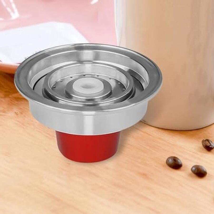Herbruikbare Koffiecapsule Houder van Roestvrij Staal Universele Converter voor Koffiemachines en Koffiezetapparaten
