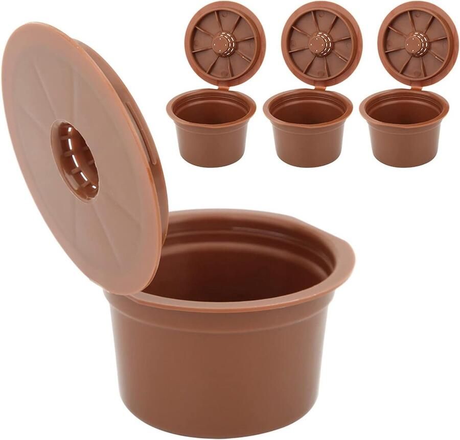 Herbruikbare Koffiecapsules 3 Stuks Vervangbare Caps voor Caffitaly Duurzame Filteraccessoires voor Koffiemachines