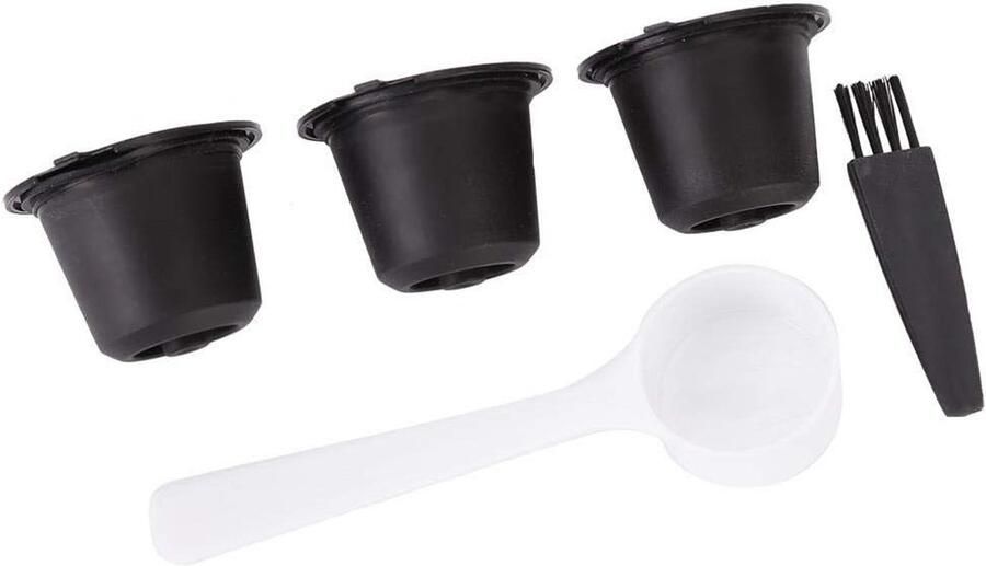 Herbruikbare Koffiecapsules voor Nespresso Machines Set van 3 Duurzame Koffiecapsules voor Koffieliefhebbers Milieuvriendelijk en Kostenbesparend