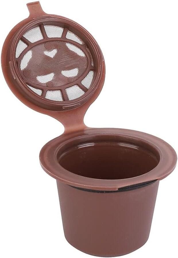 Herbruikbare Koffiefilters 3 Stuks Vullende Koffiecapsules voor Thuisgebruik Perfect voor Koffiezetapparaten