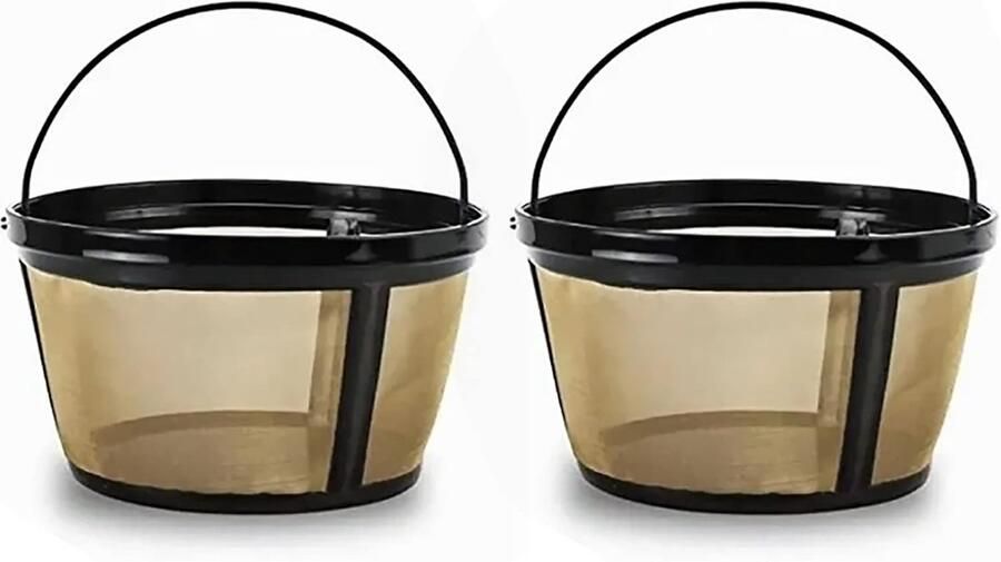 Herbruikbare koffiefilters roestvrij stalen koffiemachines kegel- koffiefilterzeef vervangt je papieren koffiefilters