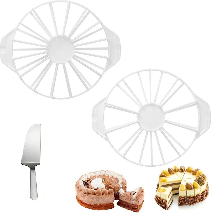 Herbruikbare ronde taartverdelers voor pizza brood en taarten Set van 2 stuks 10 12 14 16 cm