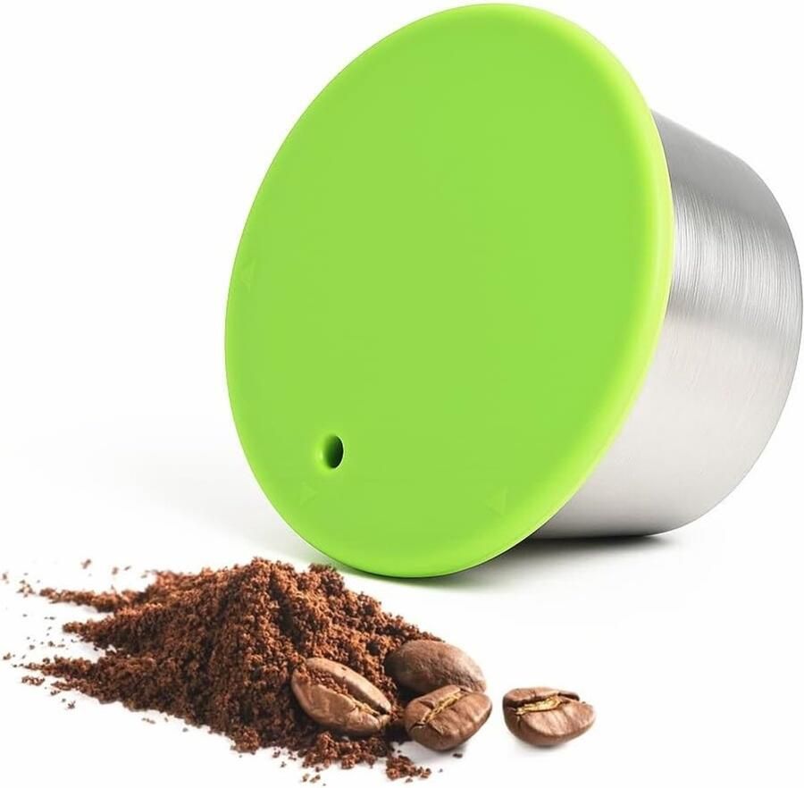 Herbruikbare RVS Capsules voor Crema Koffie Geschikt voor Dolce Gusto Koffiemachine Duurzaam en Milieuvriendelijk