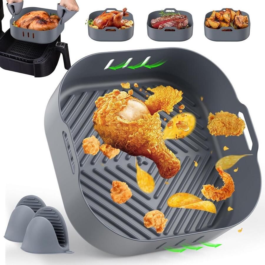 Herbruikbare Siliconen Vorm voor Heteluchtfriteuse en Oven (Zonder Merk)