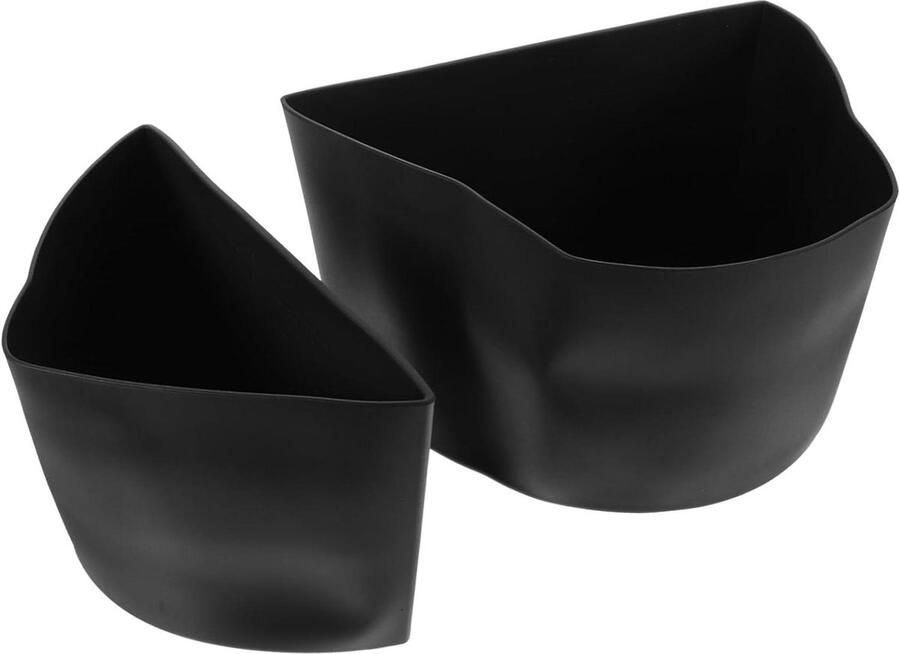 Herbruikbare Slowcooker Liner Verdeelring Keuken Gemakkelijk Koken Hittebestendig Siliconen 25 x 22 x 11.5 cm Zwart