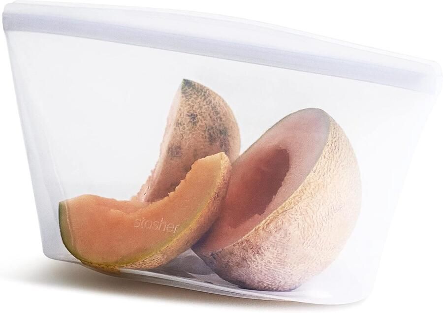 Herbruikbare voedselopbergzak transparant magnetron souvide vaatwasser oven en vriezer veilig BPA-vrij lekvrij milieuvriendelijk 8-kops kom
