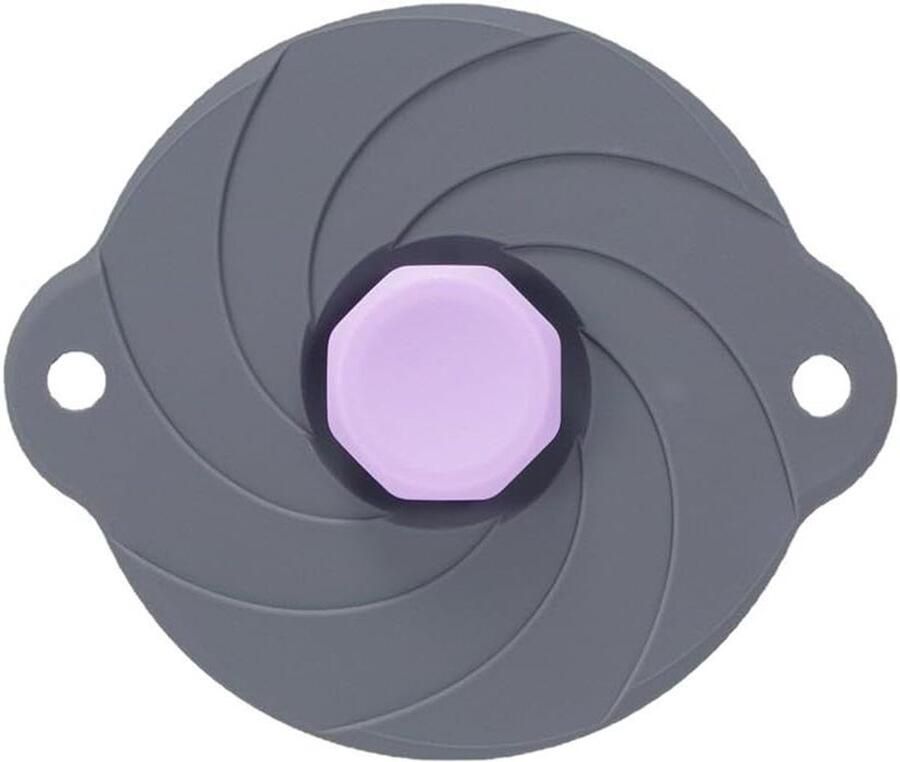 Herbruikbare Zuigdeksels Siliconen Deksel Voedsel Bewaren Luchtdichte Afdichting 32 cm Diameter Grijs