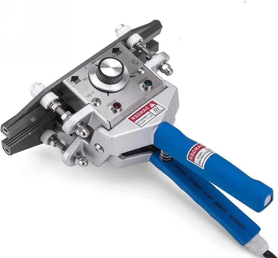 Hete Afdichting Handpers Zakken Sealer Voedsel Verpakken Roestvrij Staal 300 mm Blauw