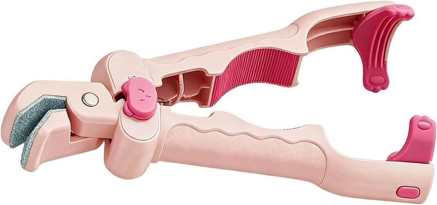 Hete Bord Tang Voedselhouder Keukenhulp Veilig Koken Antislip Grip 22 cm Roze