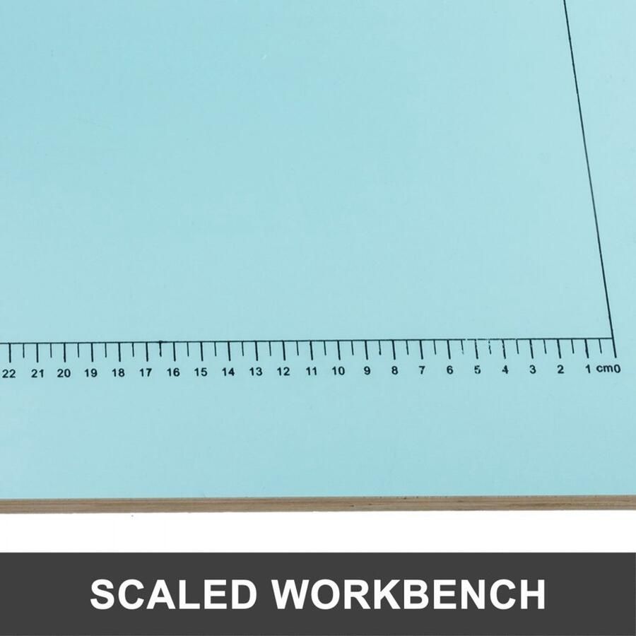 Hete-draad piepschuimsnijder Tafelmodel schuimsnijmachine Snijlengte 20 cm Regelbare temperatuur Werkbank met schaalverdeling Afmetingen 77 x 36 x 35 5 cm