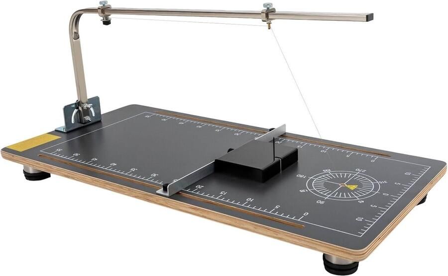 Hete Draad Snijder Schuim Snijgereedschap Precisie Vormgeven Instelbare Temperatuur 20cm Hoogte 55cm Breedte Zwart