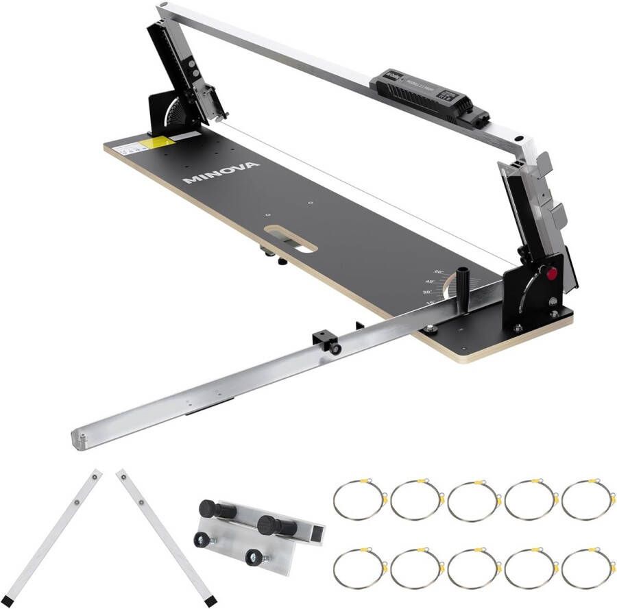 Hete Draadsnijder voor Piepschuim met 5 Snijdraden Compleet Set 1.300 mm