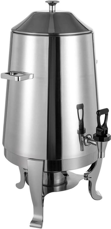 Hete Drankautomaat Waterdispenser Warmhoudbak Feesten en Catering Ononderbroken Verwarmen 13 Liter Zilver