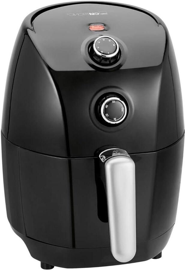 Hete Lucht Friteuse Airfryer Frituurpan Vetarm Eten Instelbare Thermostaat 1.5 Liter Capaciteit Zwart