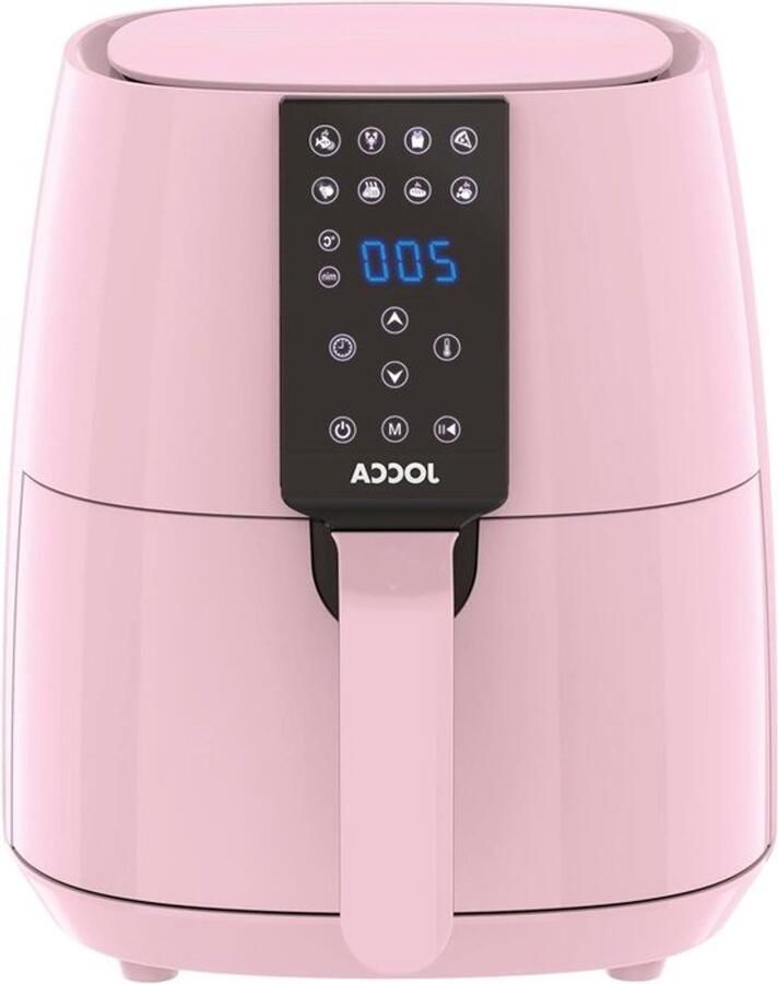 Hete Lucht Frituurpan Gezond Frituren Snelle Maaltijden 12 Voorgeprogrammeerde Menu's 3.8 Liter Roze