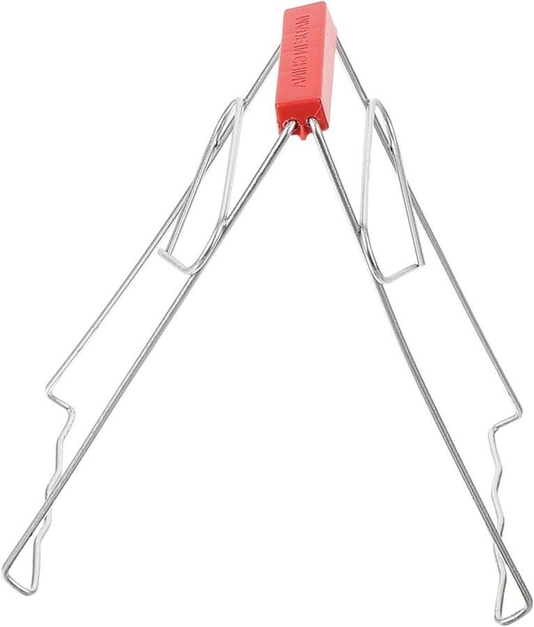 Hete Platen Klem Komklem Bordgrijper Veilig Keukenwerk Roestvrij Staal 7.35X3.14X0.59in Zilver