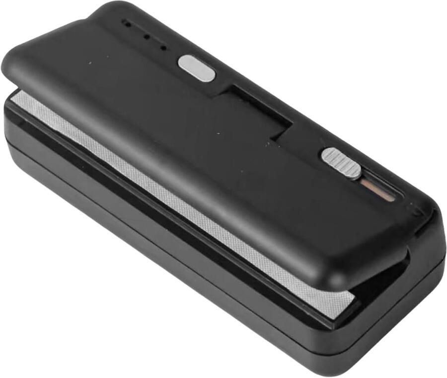 Hete Sealing Machine Zak Sealer Voedsel Verpakken Drie Instelbare Parameters 150g Zwart