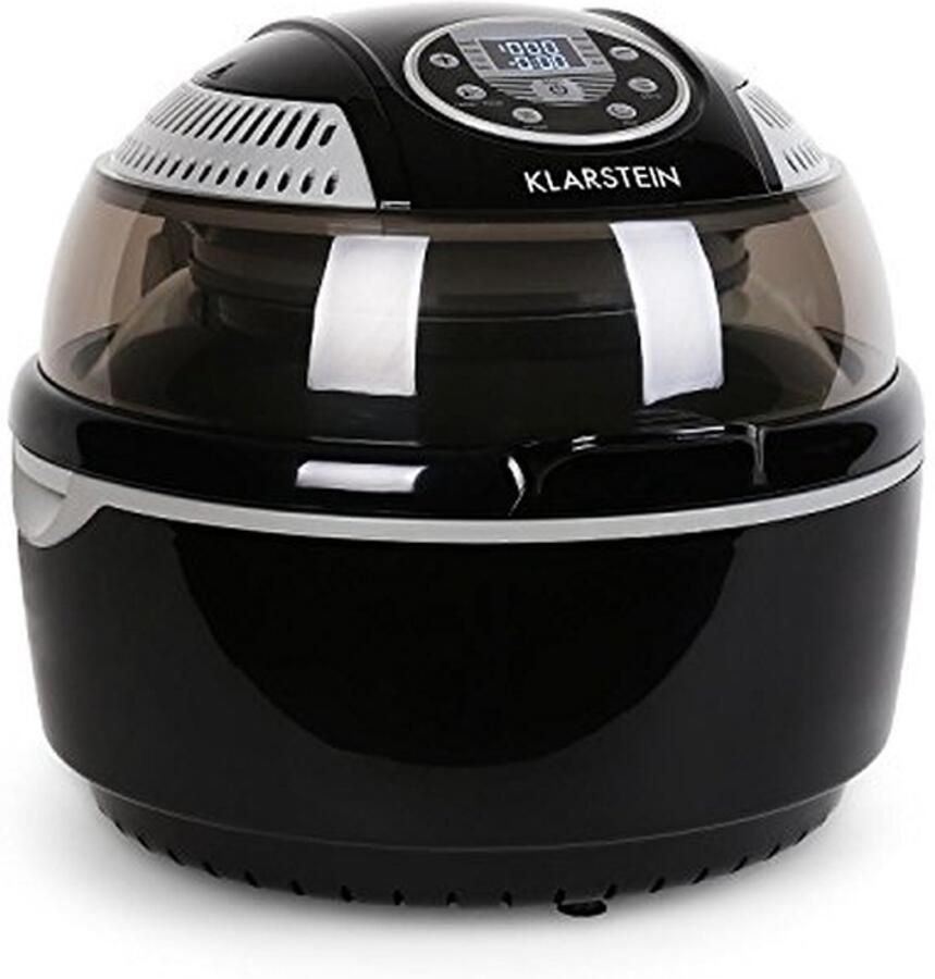 Hetelucht Frituurpan Airfryer Oven Gezond Koken Vetvrij Bakken 9 Liter Zwart