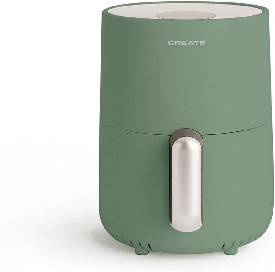 Heteluchtfriteuse 1.5L Olievrij Programmeerbaar 900W Saliegroen