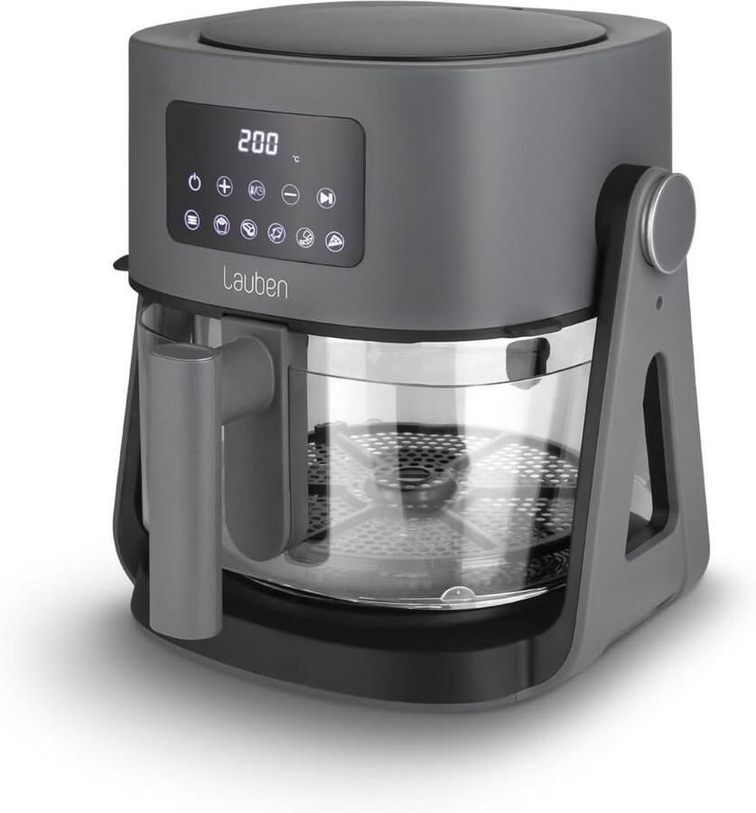Heteluchtfriteuse 3-in-1 met Glazen Mand en Grillfunctie