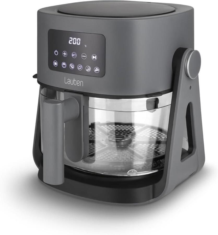 Heteluchtfriteuse 3-in-1 met Glazen Mand en Grillfunctie