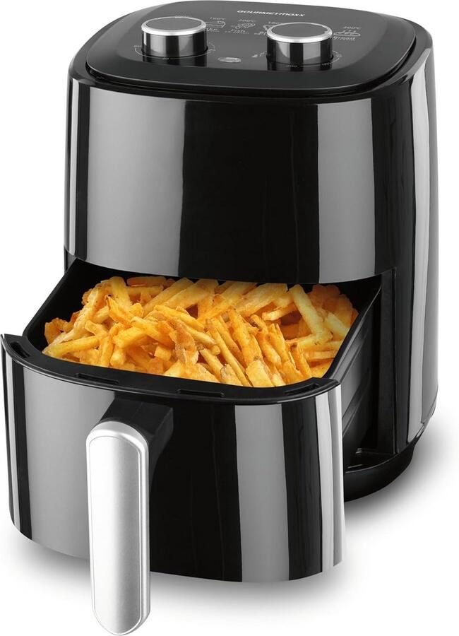 Heteluchtfriteuse 3.1 Liter met Timer en 6 Programma's Gezond Frituren