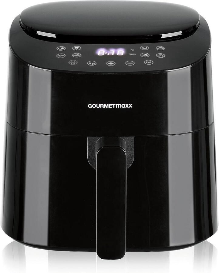 Heteluchtfriteuse 4 5L 1400W met 8 Kookprogramma's voor Gezonde Bereidingen