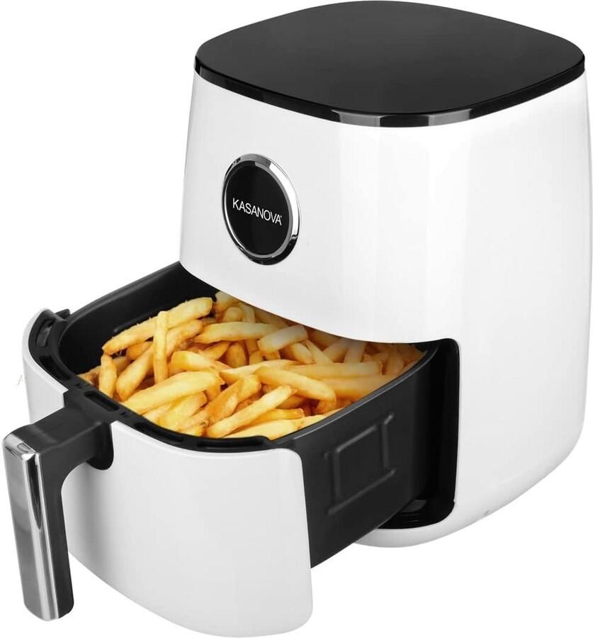 Heteluchtfriteuse 4 Liter Wit Digitale Airfryer met Timer