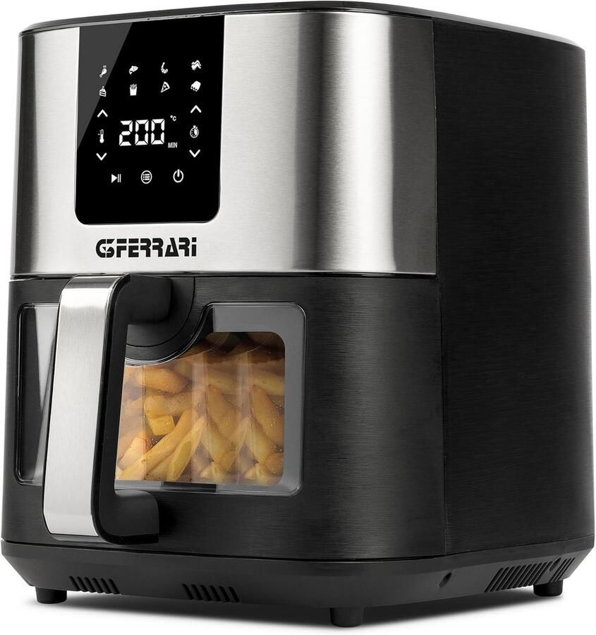 Heteluchtfriteuse 9 Liter XXL met Digitale Timer en 8 Programma's