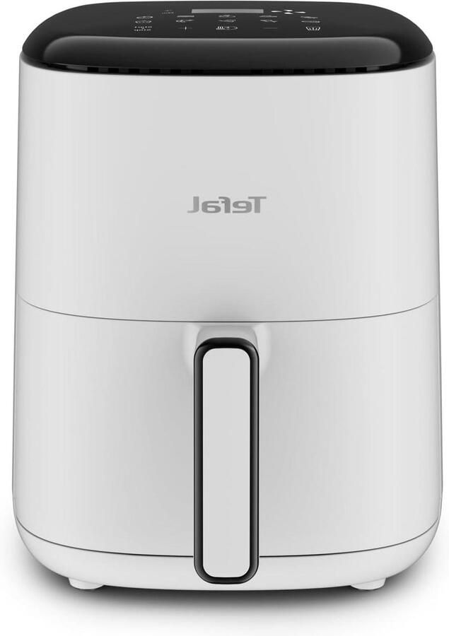 Heteluchtfriteuse Airfryer Compact Gezond Koken Digitaal Touchscreen 3 Liter Grijs