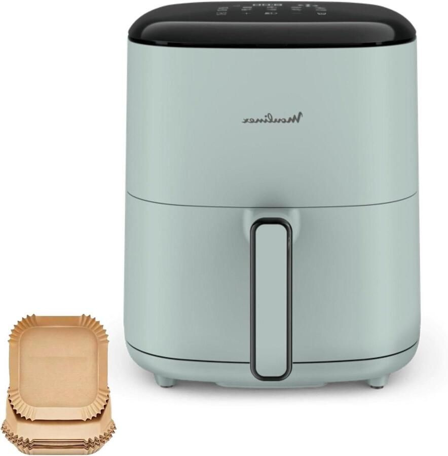 Heteluchtfriteuse Airfryer Frituurpan Gezond Koken 5 Liter Capaciteit 5 L Eucalyptus