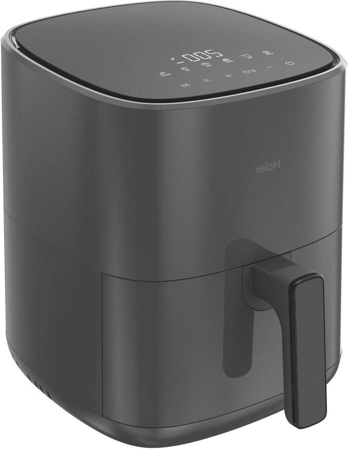 Heteluchtfriteuse Airfryer Frituurpan Gezond Koken 6 Kookfuncties 5 Liter Inhoud Grijs