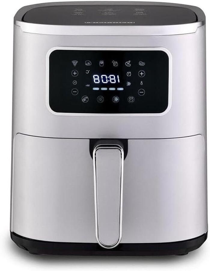 Heteluchtfriteuse Airfryer Frituurpan Gezond Koken 7 Programma's 5 Liter Roze