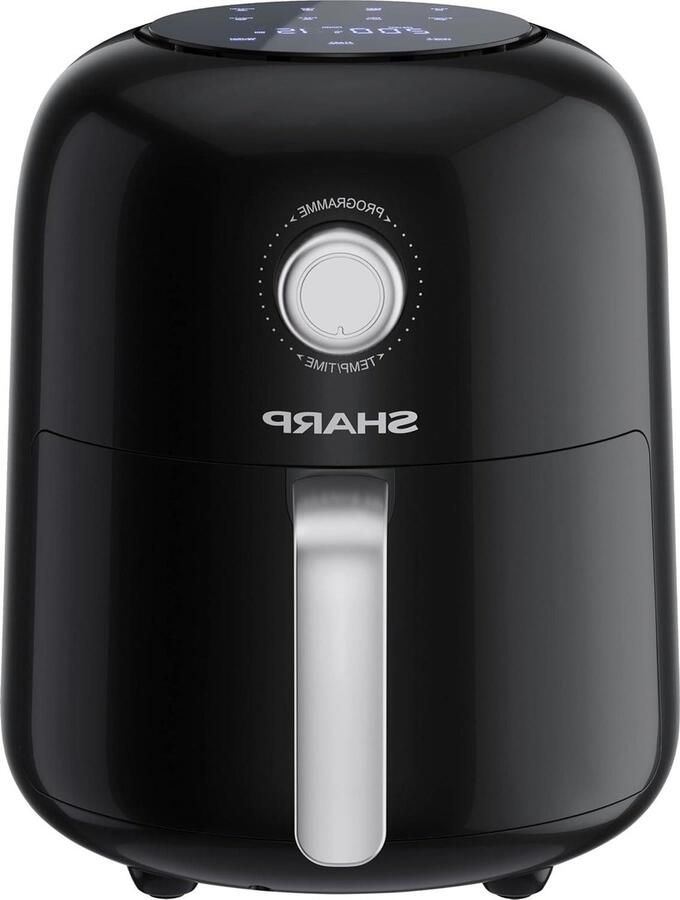 Heteluchtfriteuse Airfryer Gezond Frituren 8 Programma's 4 Liter Zwart