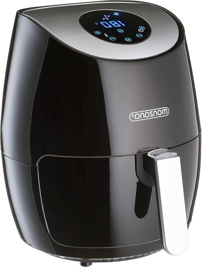 Heteluchtfriteuse Airfryer Gezond Frituren 9-in-1 Functies 3.6 Liter Zwart