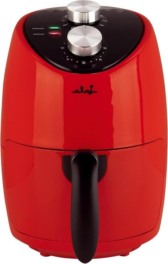 Heteluchtfriteuse Airfryer Gezond Koken Olievrij 2 Liter Rood