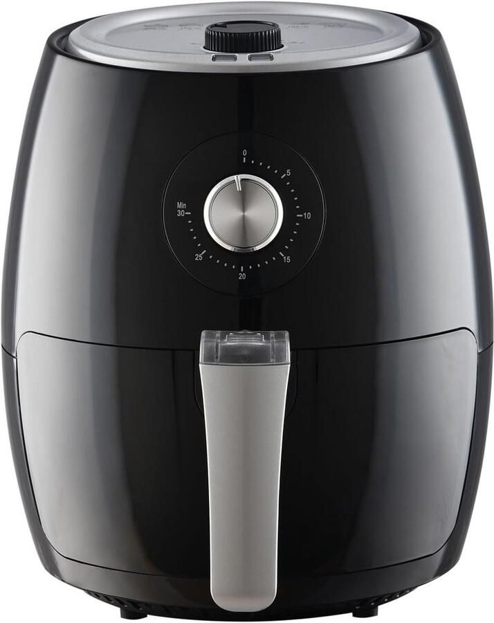 Heteluchtfriteuse Airfryer Keukenapparaat Gezonder Eten 85% Minder Vet 2.5 Liter Zwart