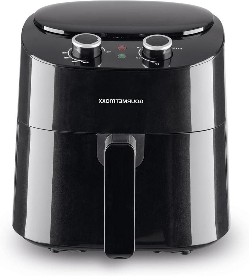 Heteluchtfriteuse Airfryer Keukenapparaat Vetarm Koken 8 Programma's 45 Liter Zwart