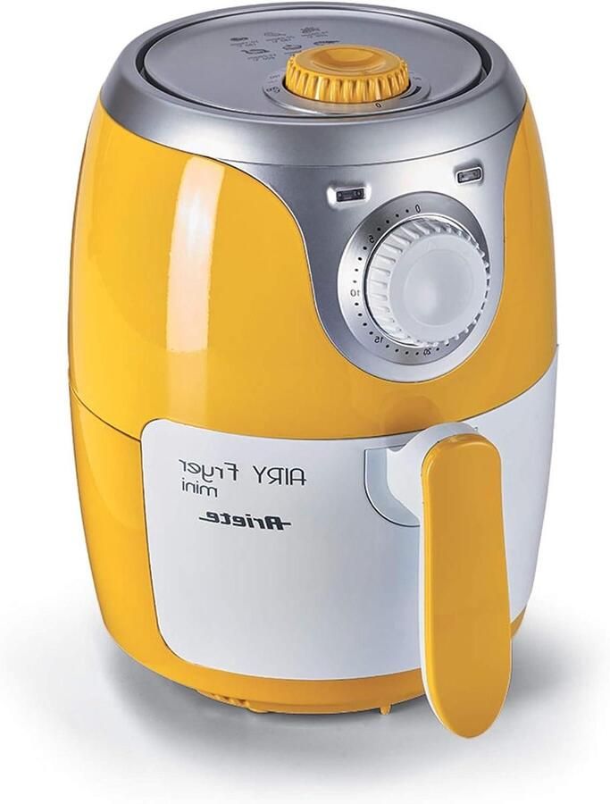 Heteluchtfriteuse Airfryer Mini Gezond Frituren Compact Ontwerp 2 Liter Geel