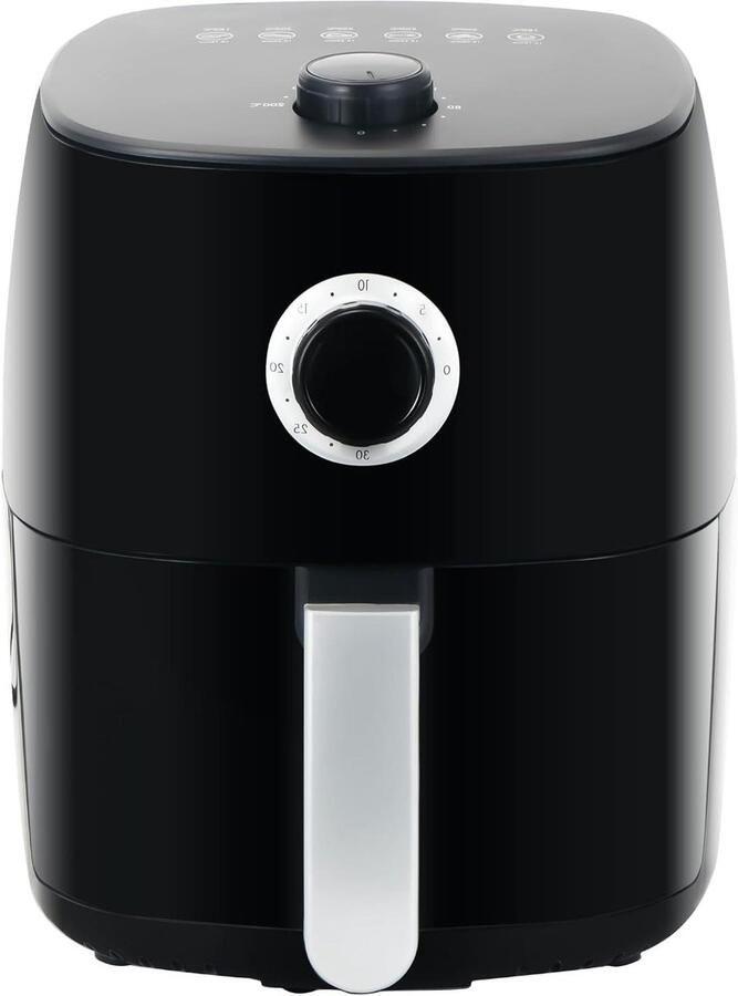 Heteluchtfriteuse Airfryer multicooker Gezond koken 5-in-1 functies 28 liter Zwart