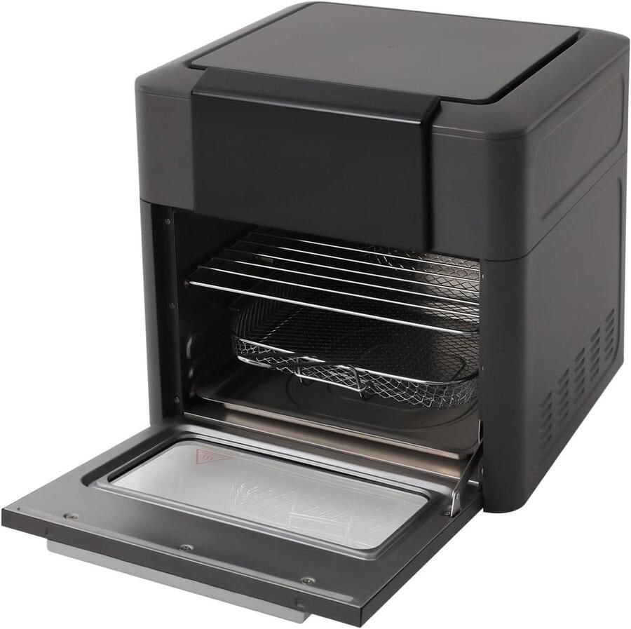 Heteluchtfriteuse Airfryer Oven Gezond Koken 12 Programma's 12 Liter Grijs
