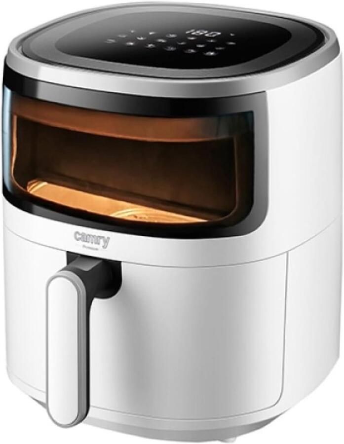 Heteluchtfriteuse Airfryer Oven Gezond Koken Convectie Technologie 5 Liter Wit
