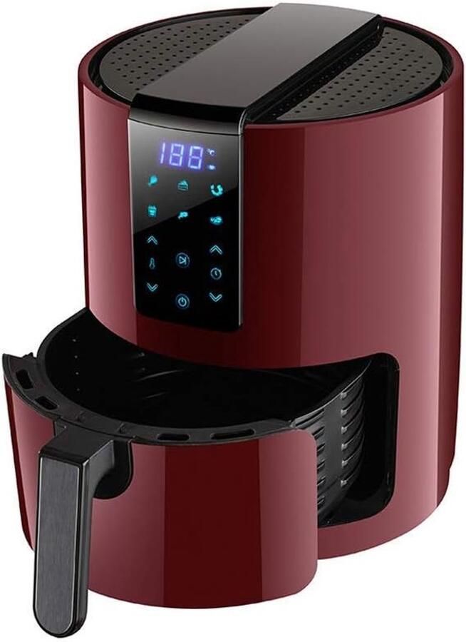 Heteluchtfriteuse Airfryer Vetarm Gezond Koken Met Roerfunctie 35 liter Groen