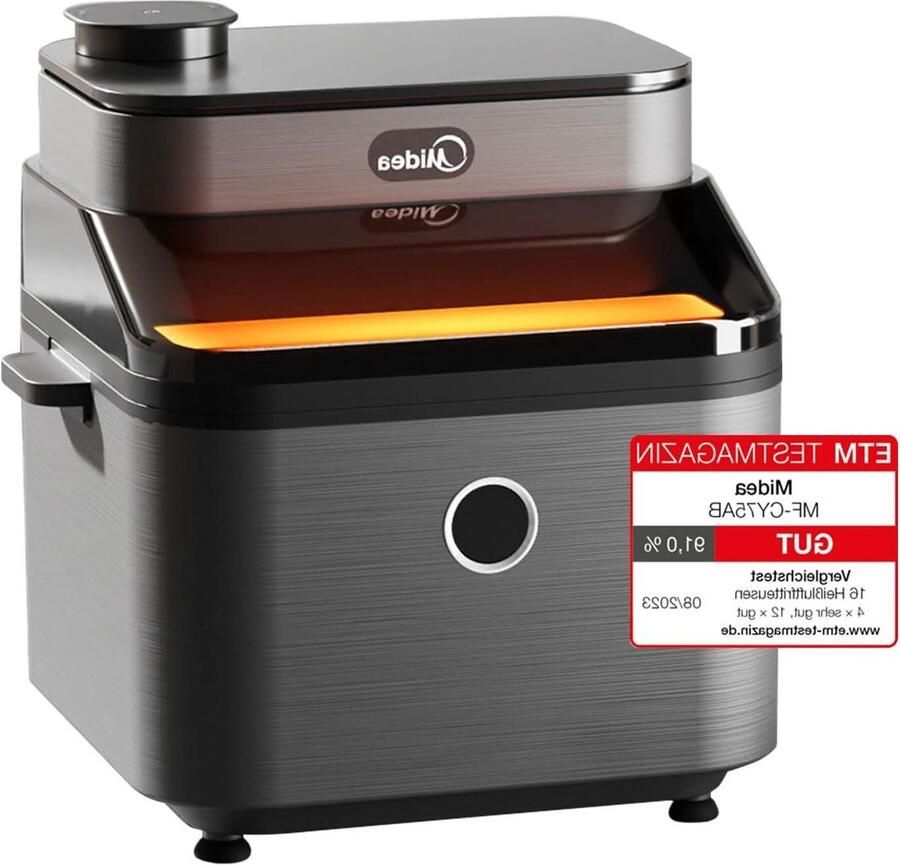 Heteluchtfriteuse Airfryer XXL Gezond Koken Kijkvenster 7 Liter Zwart