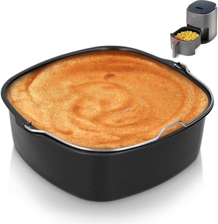 Heteluchtfriteuse Bakvorm 22cm Accessoire voor Airfryer Vervangende Cakevorm